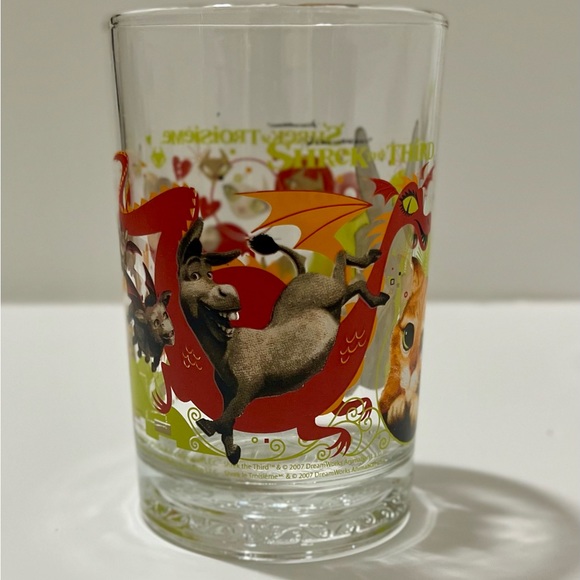 Shrek 2 Collectible Glass Set – Princess Fiona & Donkey DreamWorks - Picture 7 of 11